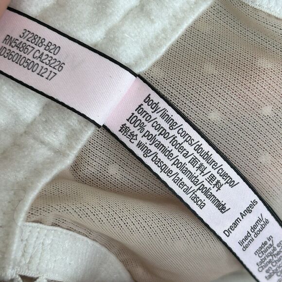 Victorias Secret Bustier Corset Bra Top Size 32C Lace White Nude Sexy Y2K Womens - Picture 6 of 7
